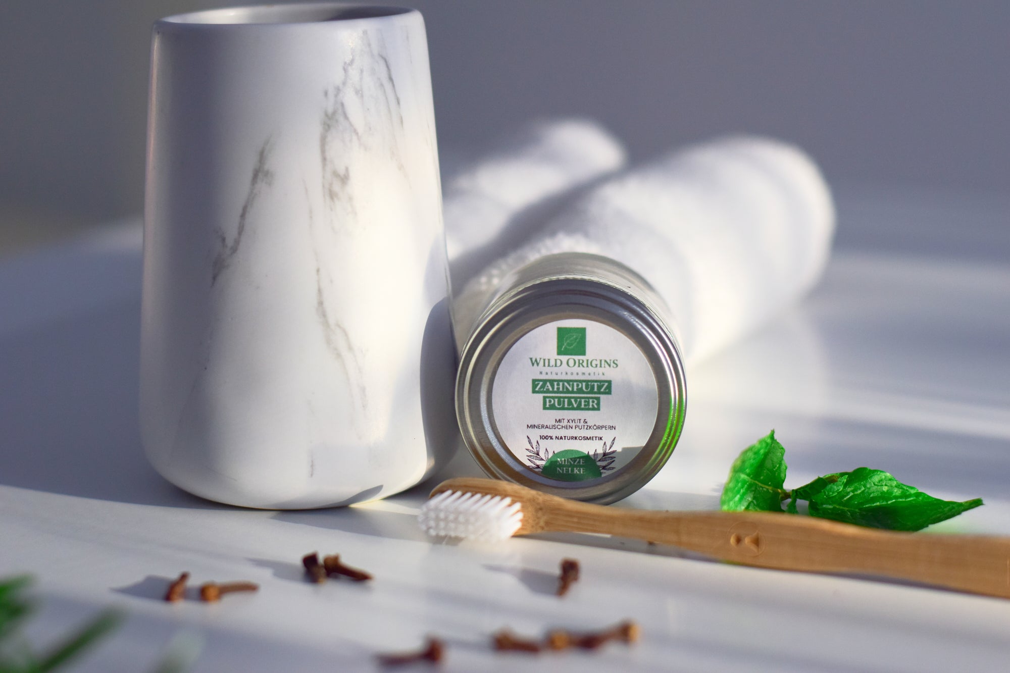 Mineralisches Zahnpulver – ohne Fluorid | Wild Origins