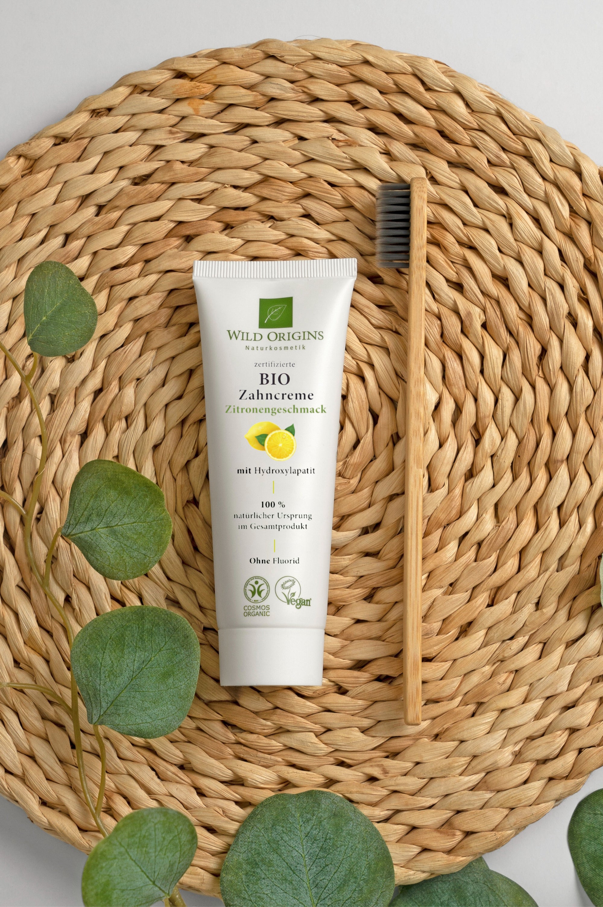 Bio Zahnpasta ohne Fluorid Zitrone | Wild Origins