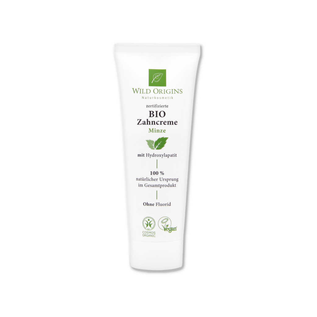 Bio Zahncreme Minze - ohne Fluorid | Wild Origins