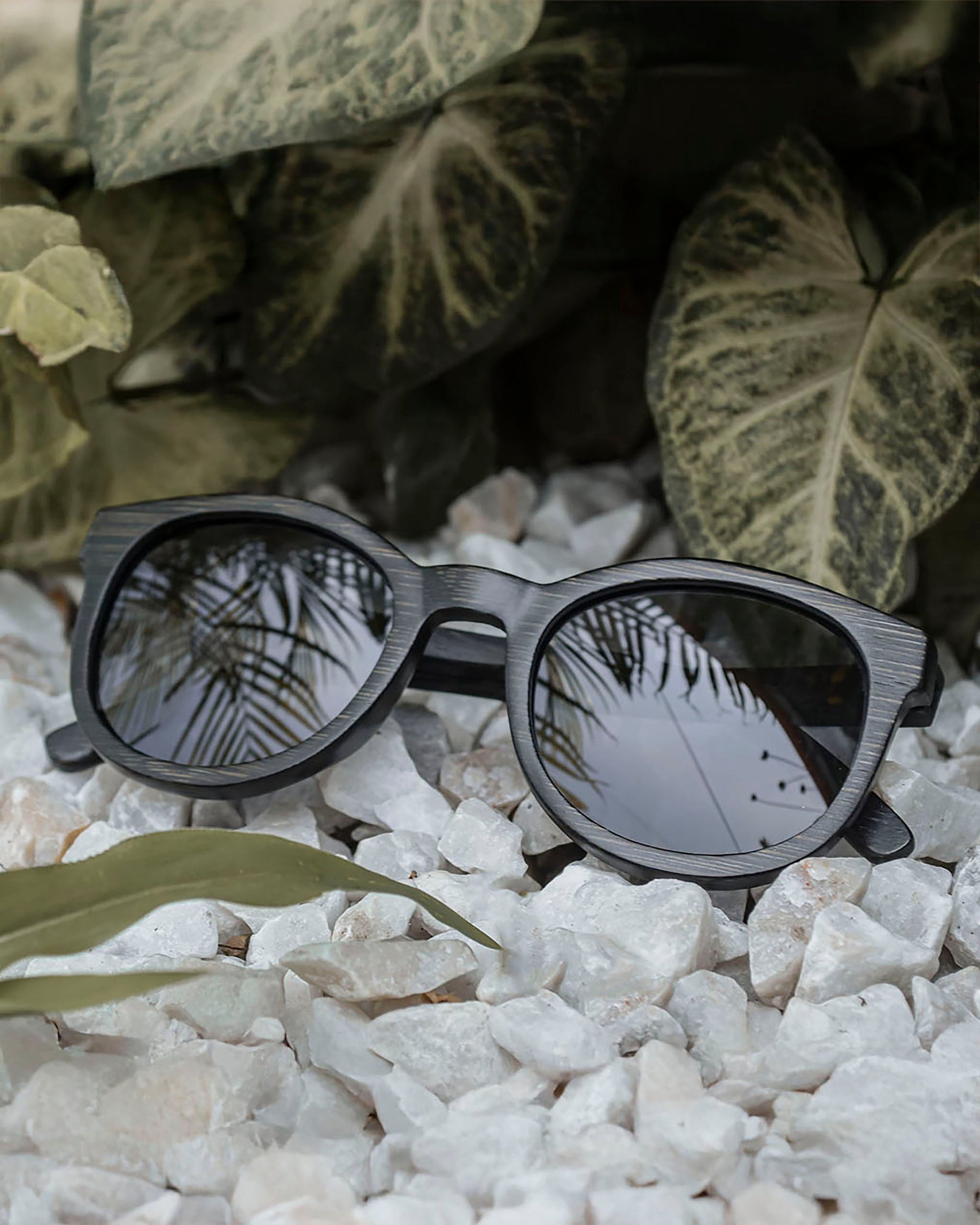 Bambus-Sonnenbrille – Black Panther Edition