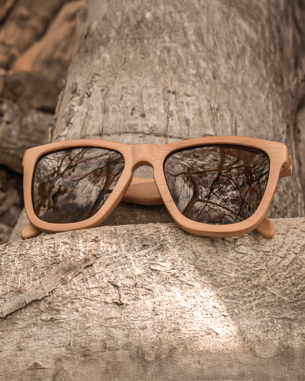 Bambus-Sonnenbrille – Stylin' Shades Edition
