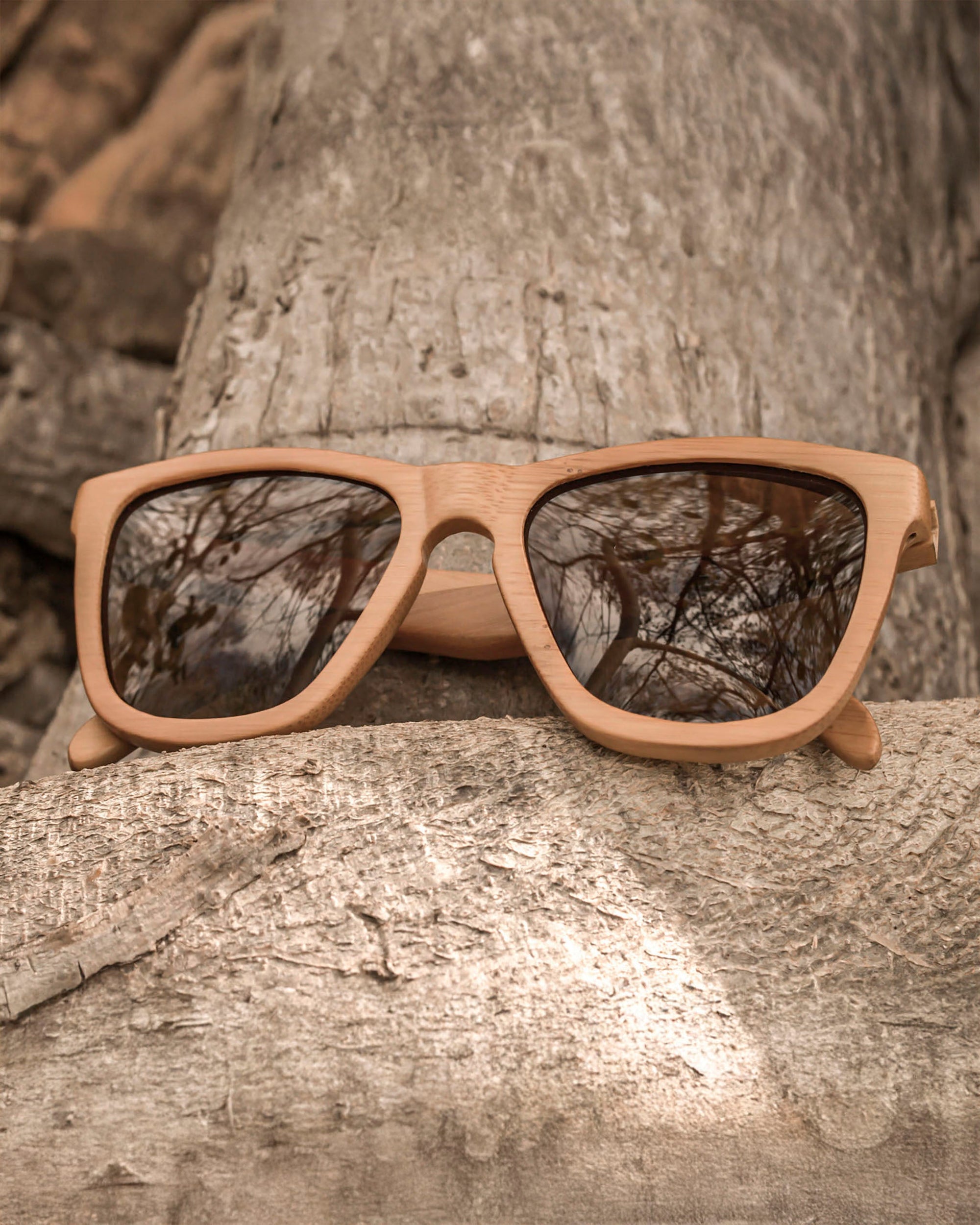 Bambus-Sonnenbrille – Stylin' Shades Edition
