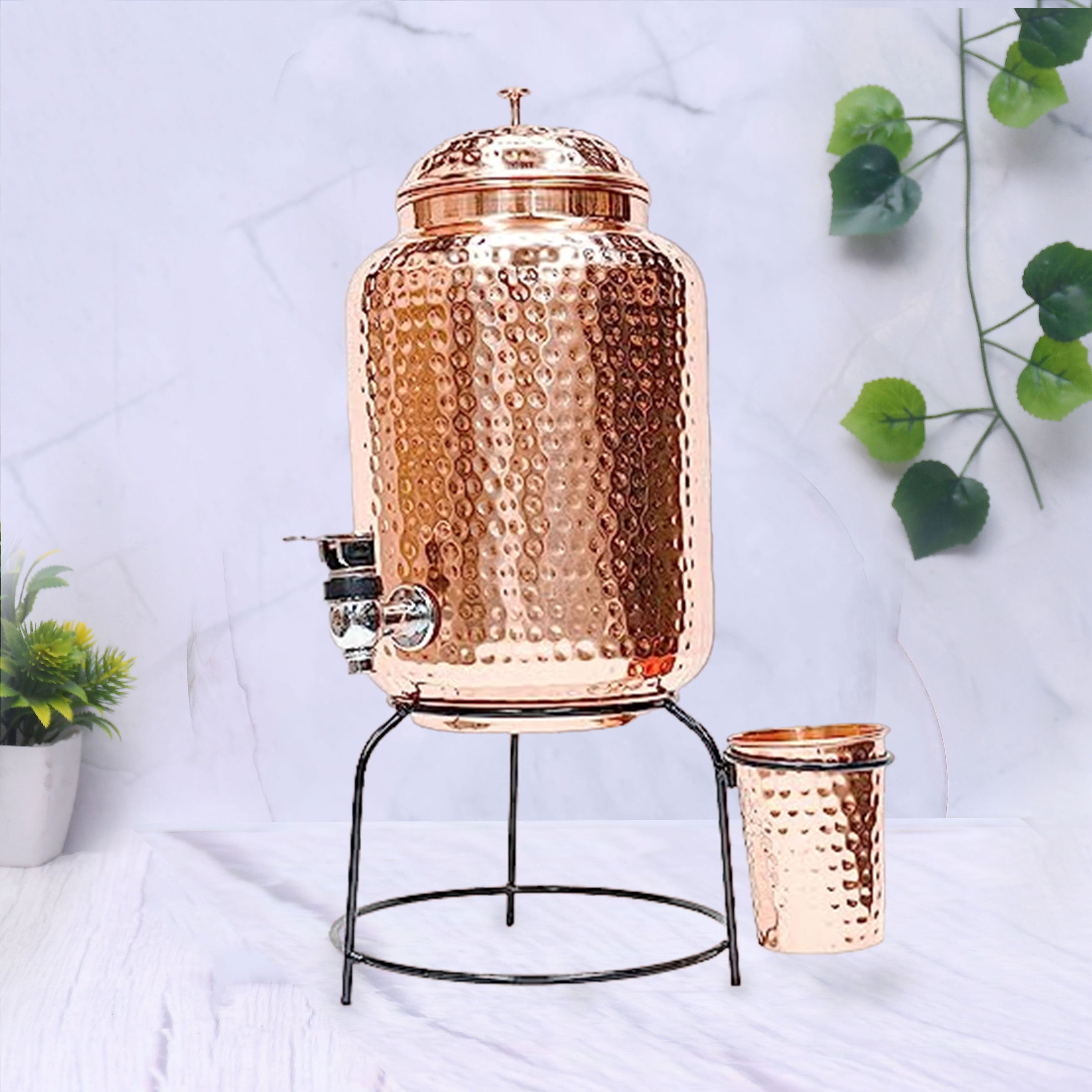 Handgefertigter Kupfer-Wasserspender (5L)