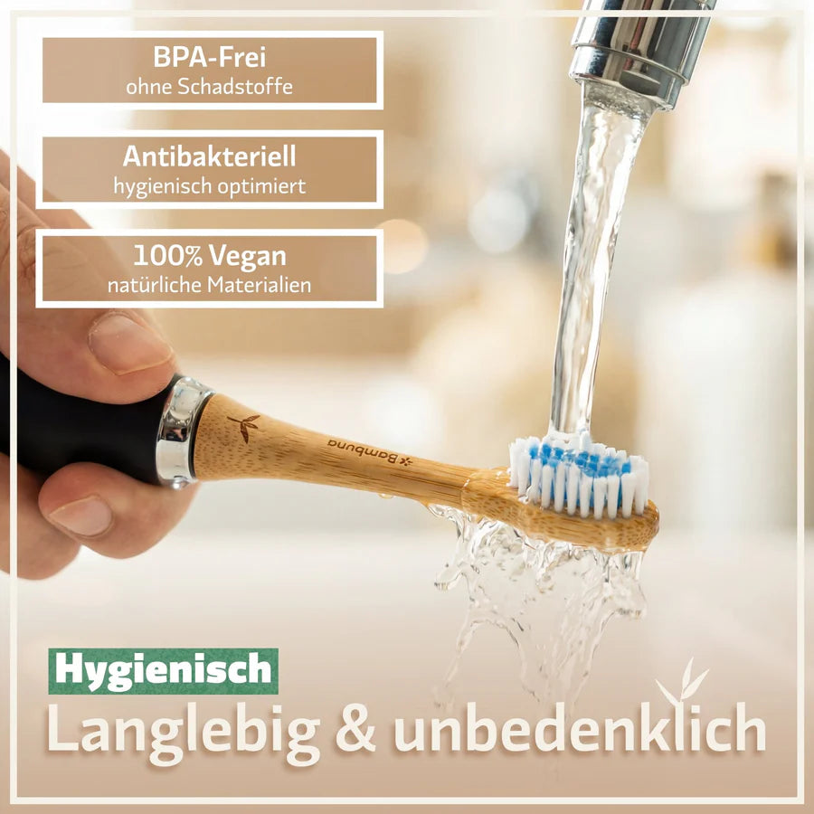 Bambus Aufsteckbürsten für Philips Sonicare 6er Set – nachhaltig | Bambuna