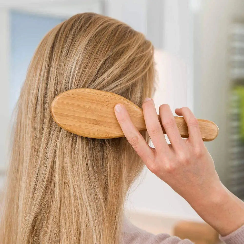 Bambus Haarbürste – plastikfrei ergonomisch & für alle Haartypen geeignet - Haircare
