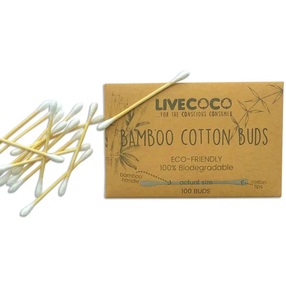 Bambus-Wattestäbchen - 100 Stück - Cotton Swabs
