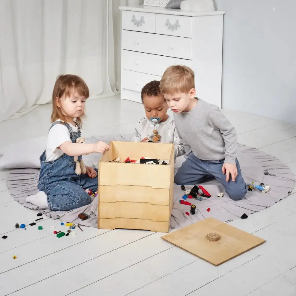 Baustein-Sortierer mit 4 Fächern - Lego Storage