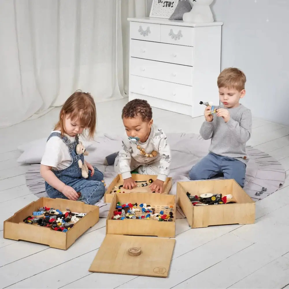 Baustein-Sortierer mit 4 Fächern - Lego Storage