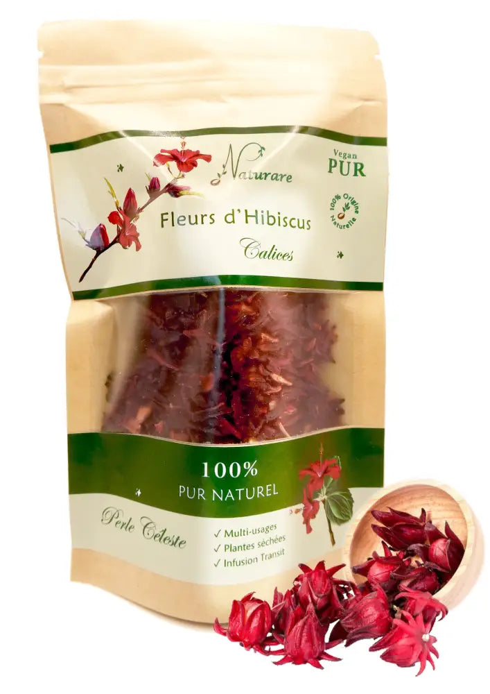 Bio-Hibiskusblüten (40 g) - Cosmétiques Naturels BIO