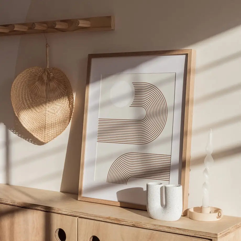 Boho Poster Set - Abstrakt - n/a
