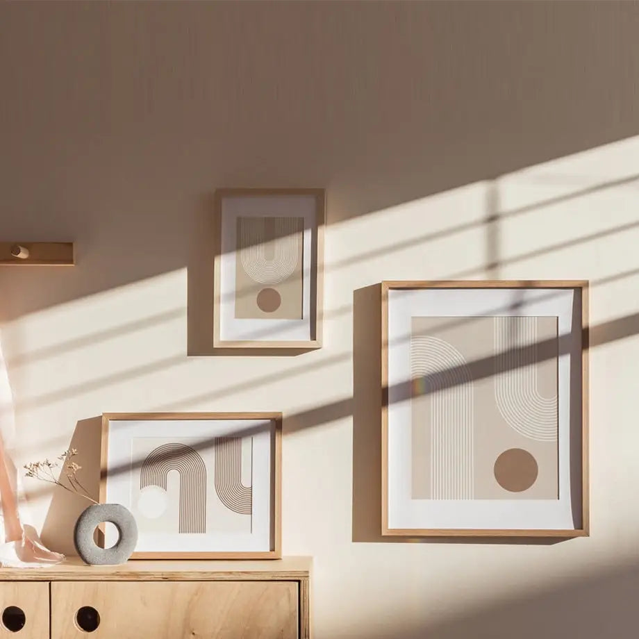 Boho Poster Set - Abstrakt - n/a