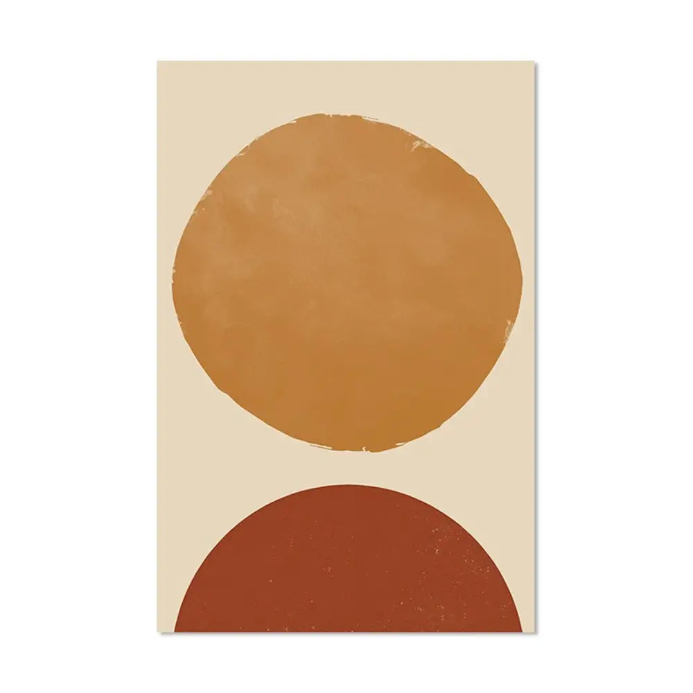 Boho Poster Set - Senf- & Ockerfarben - 60 x 90 cm / D - n/a