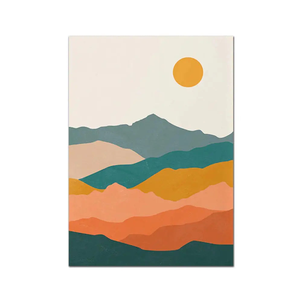 Boho Poster Set - Terrakotta - 10 x 15 cm / 1 - n/a