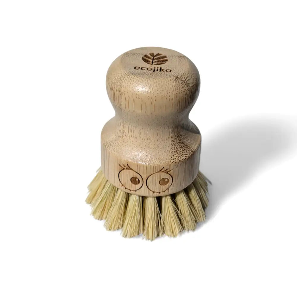 Glam Pot Scrubber | Fun Sustainable Bamboo Pot Scrubbing Brush - n/a