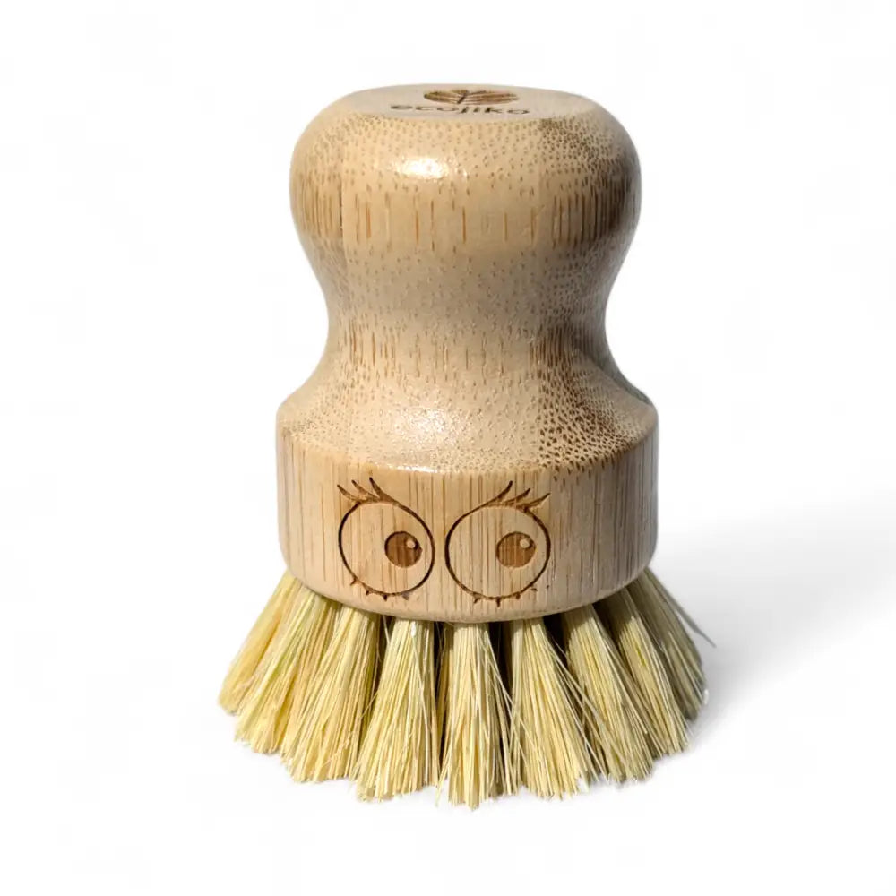 Glam Pot Scrubber | Fun Sustainable Bamboo Pot Scrubbing Brush - n/a