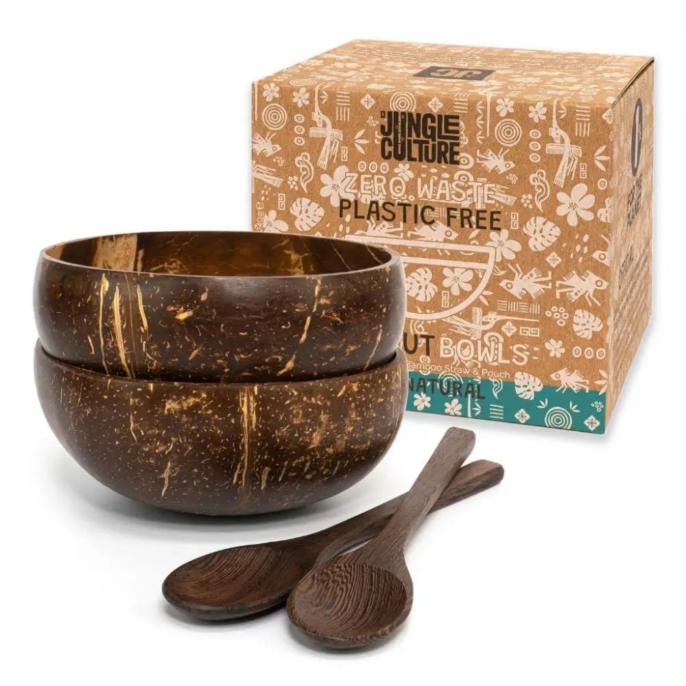 Kokosschalen-Sets – handgefertigt plastikfrei & nachhaltig - Bowls & Cutlery