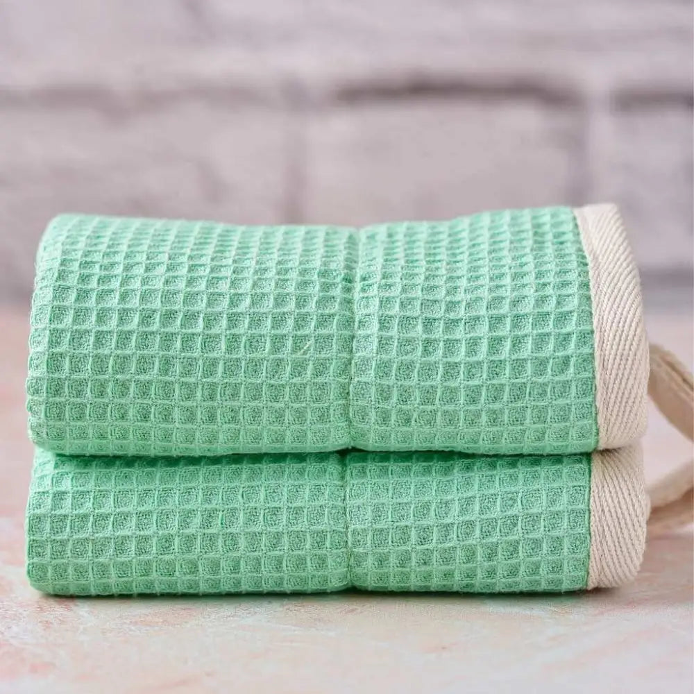 Küchen- & Badezimmer-Reinigungstuch – doppelseitig nachhaltig & maschinenwaschbar - Green - Cleaning Cloth