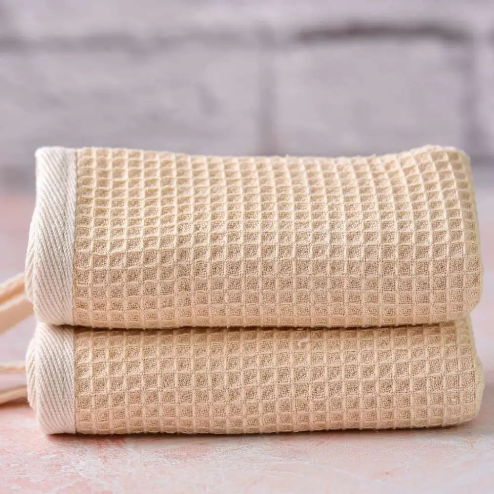 Küchen- & Badezimmer-Reinigungstuch – doppelseitig nachhaltig & maschinenwaschbar - Beige - Cleaning Cloth