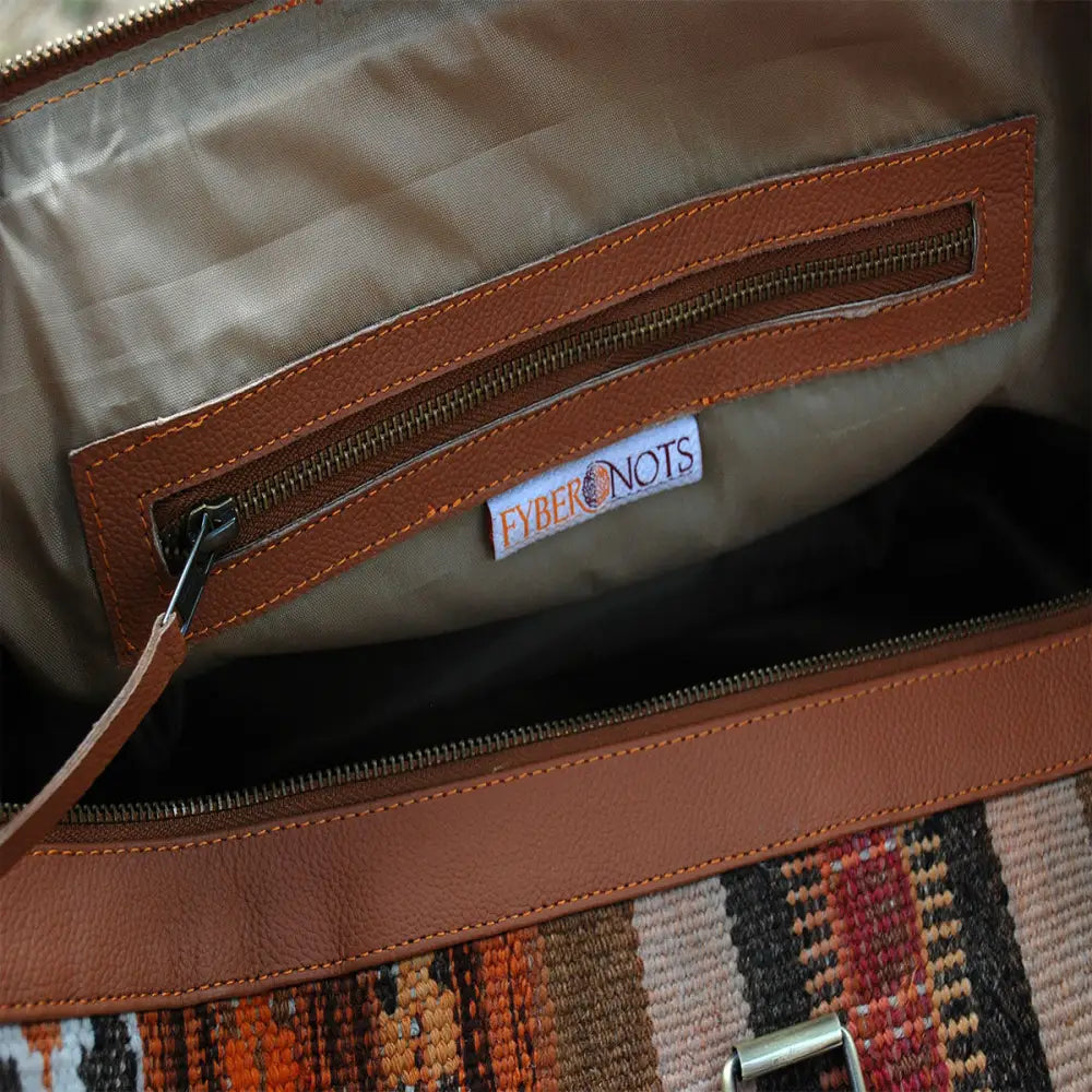 Leder-Reisetasche (Duffle-Bag) - Kilim Leather Bags
