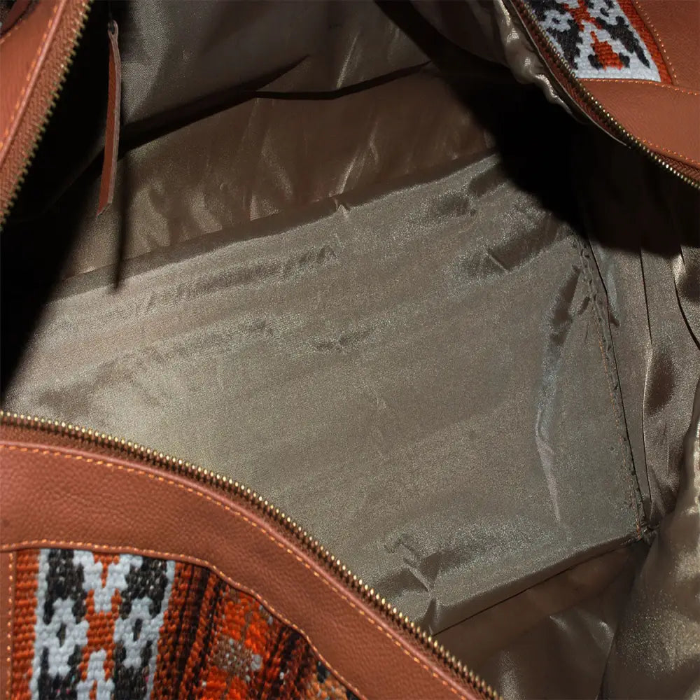 Leder-Reisetasche (Duffle-Bag) - Kilim Leather Bags