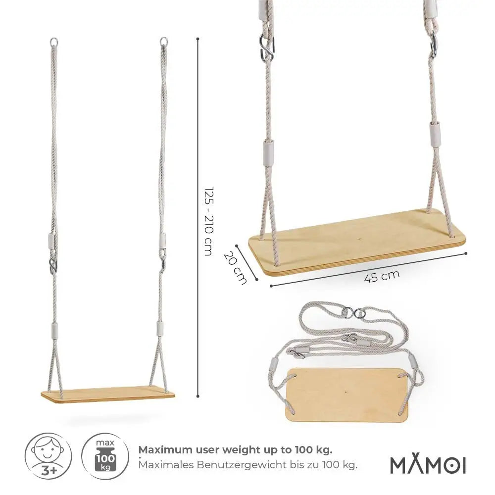 MAMOI® Holzschaukel - Babyschaukel