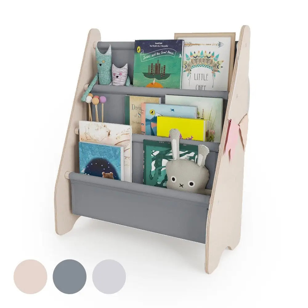 MAMOI® Kinder Montessori-Bücherregal aus Holz - Accessori