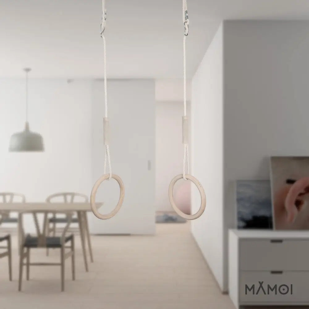 MAMOI® Trapezschaukel mit Turnringen - Babyschaukel