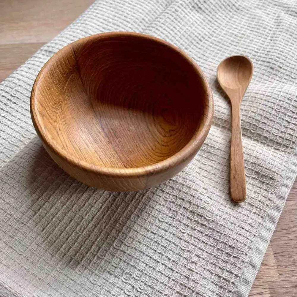 Nachhaltiger Teelöffel aus wiederverwertetem Teakholz - Tea Spoon