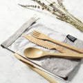 Nachhaltiges Bambus-Besteckset - Ash - Bowls & Cutlery