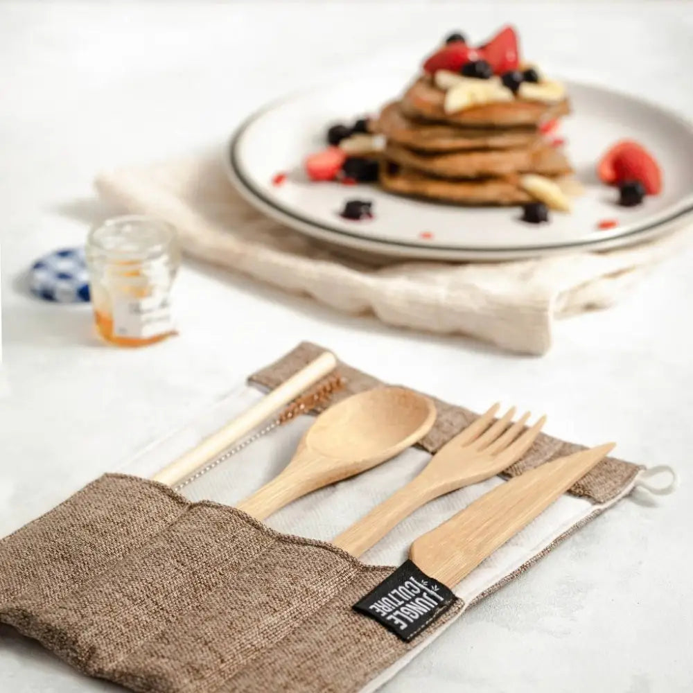 Nachhaltiges Bambus-Besteckset - Wheat - Bowls & Cutlery