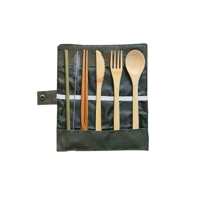 Nachhaltiges Besteckset aus Bambus - Utensils