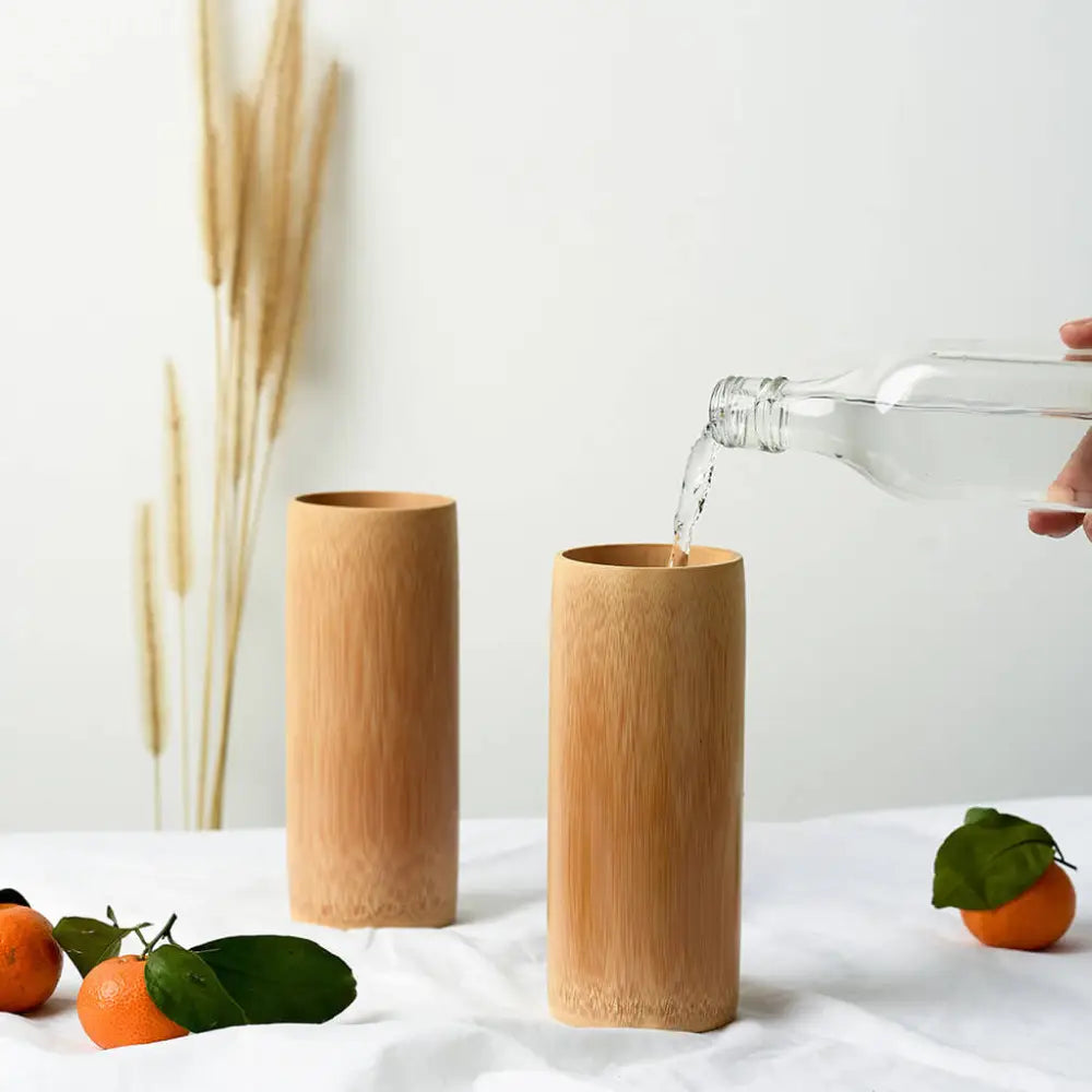 Natürliche Bambus Trinkbecher - Cups