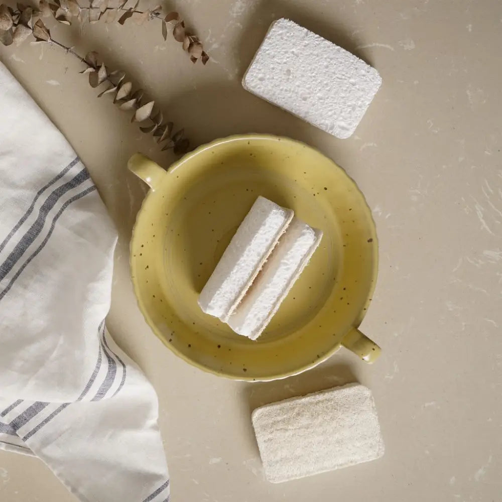 Natürliche Spülschwämme – 4er-Pack plastikfrei & wiederverwendbar - Cleaning Cloth