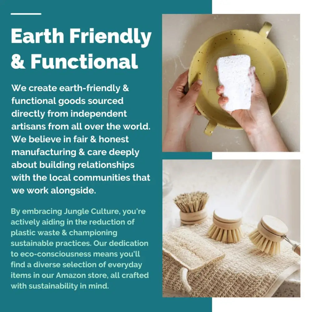 Natürliche Spülschwämme – 4er-Pack plastikfrei & wiederverwendbar - Cleaning Cloth