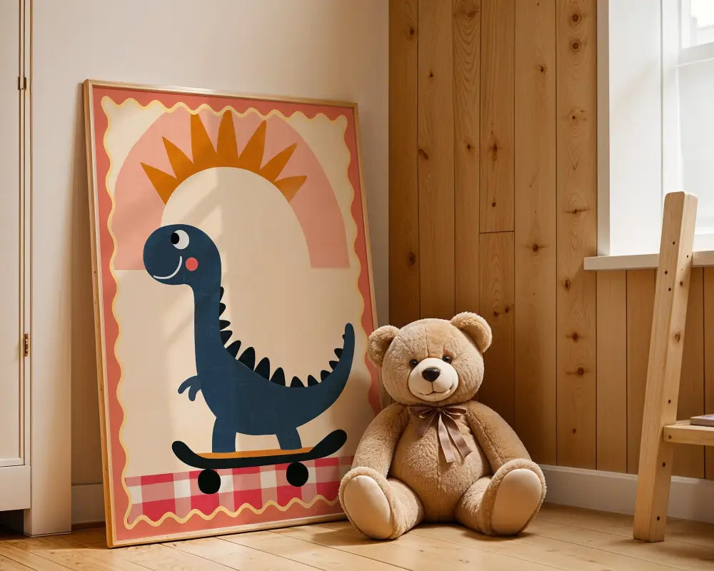 Poster Kinderzimmer - Dino - Poster