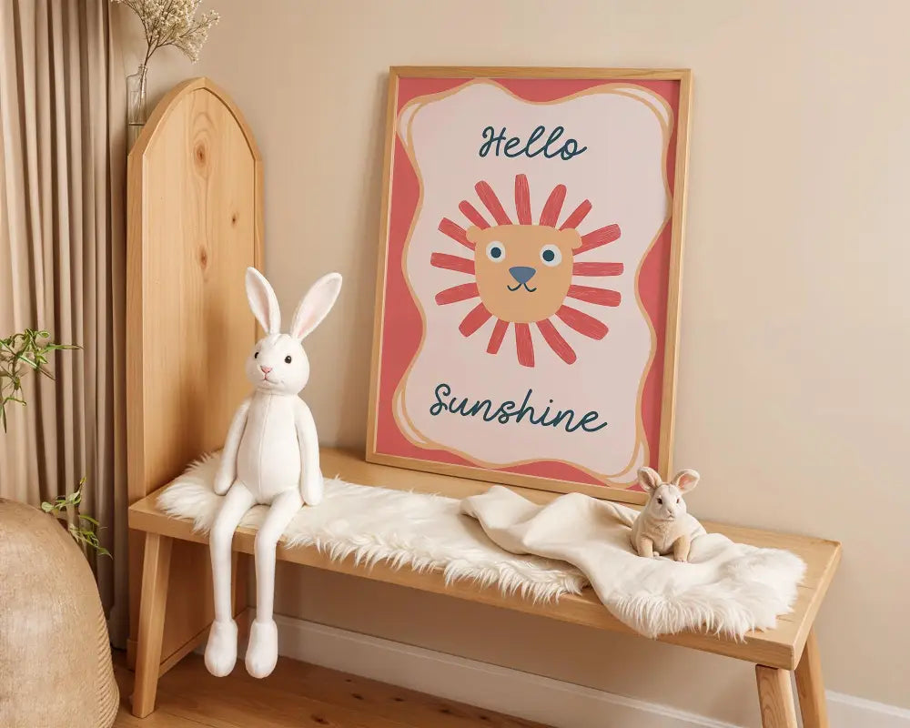Poster Kinderzimmer - Hello Sunshine - Poster