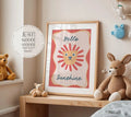 Poster Kinderzimmer - Hello Sunshine - Poster