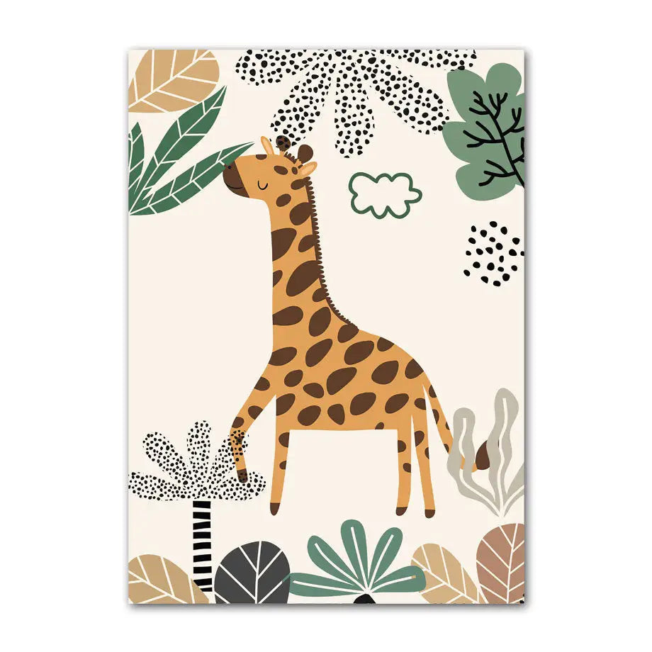 Poster Kinderzimmer - Jungle - n/a