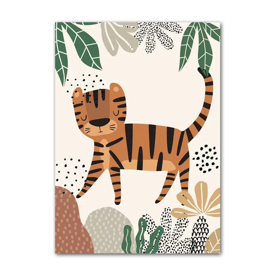 Poster Kinderzimmer - Jungle - n/a