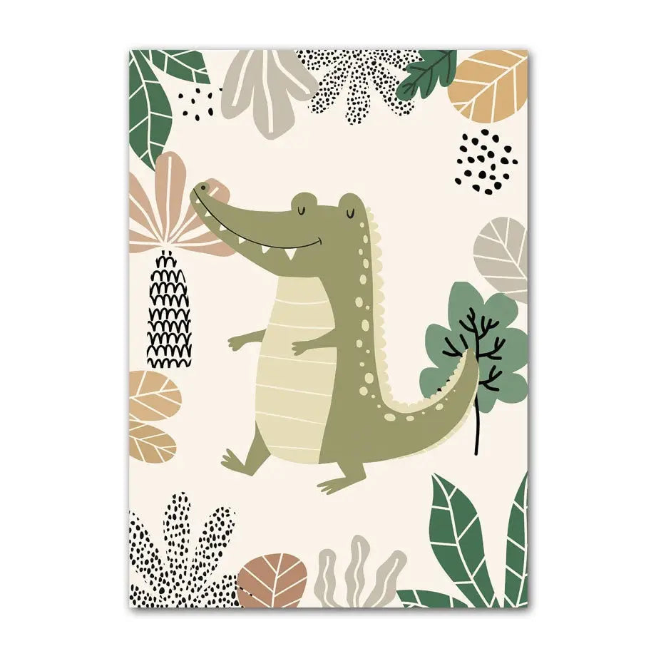 Poster Kinderzimmer - Jungle - n/a