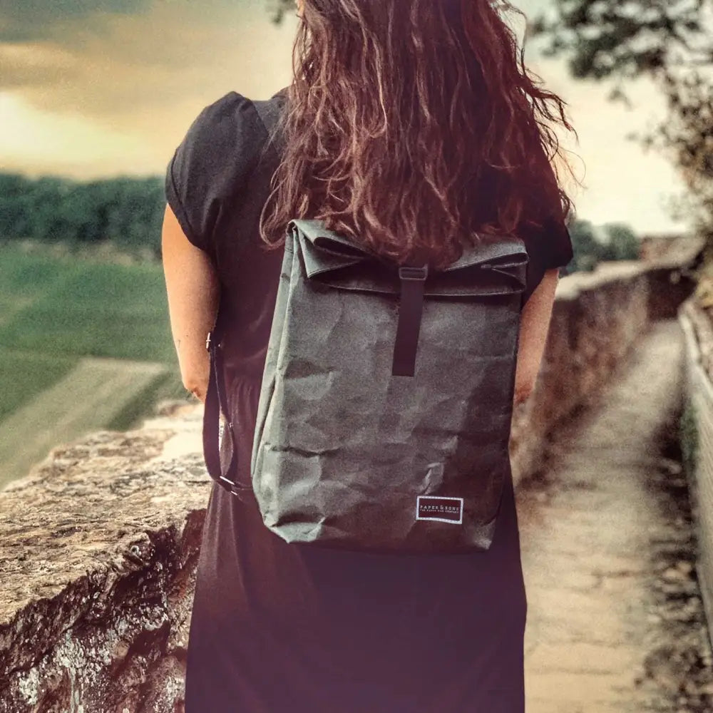 Rucksack aus Kraftpapier | Black Edition - Backpacks