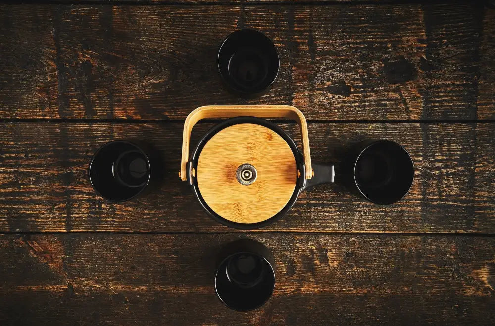 Schwarzes Keramik-Tee-Set - B.TEALY Elements