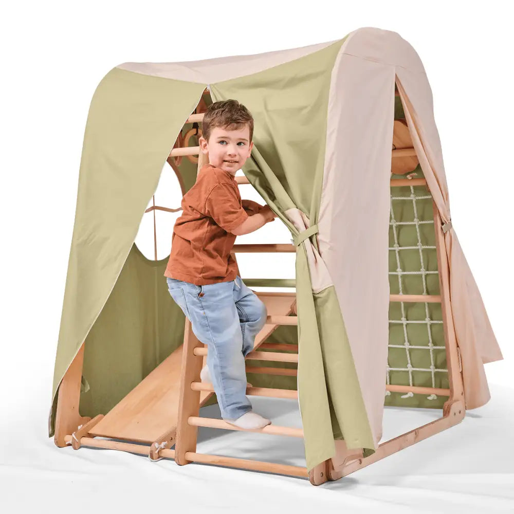 Spielzelt-Abdeckung für Indoor-Holzspielplatz - n/a