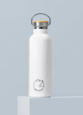 The Arctic Bottle – Isolierte Edelstahlflasche mit Bambusdeckel - Drinkware