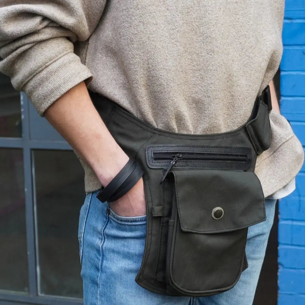 Umweltfreundliche & vegane Gürteltasche – Upcycling-Tasche aus Canvas - Bum Bags