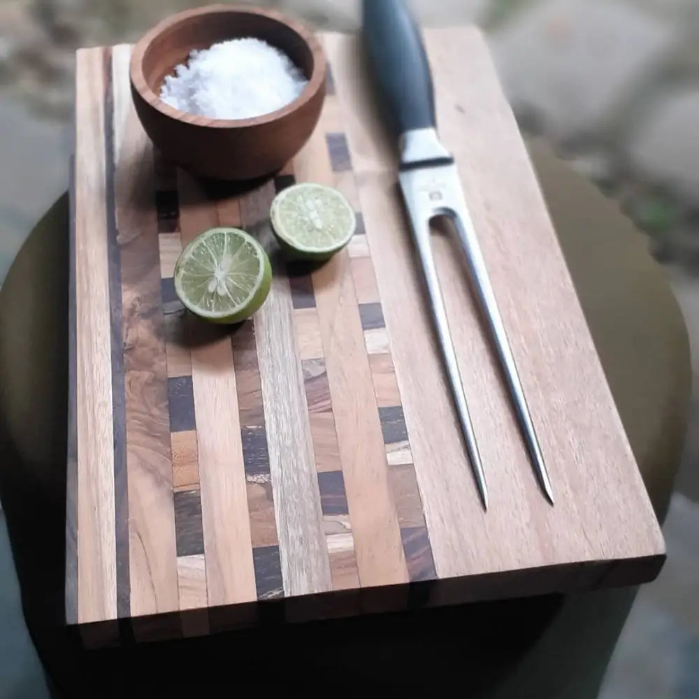 Upcycled End Grain Cutting Board - Pattern A (2 Sizes Available) - chopping board