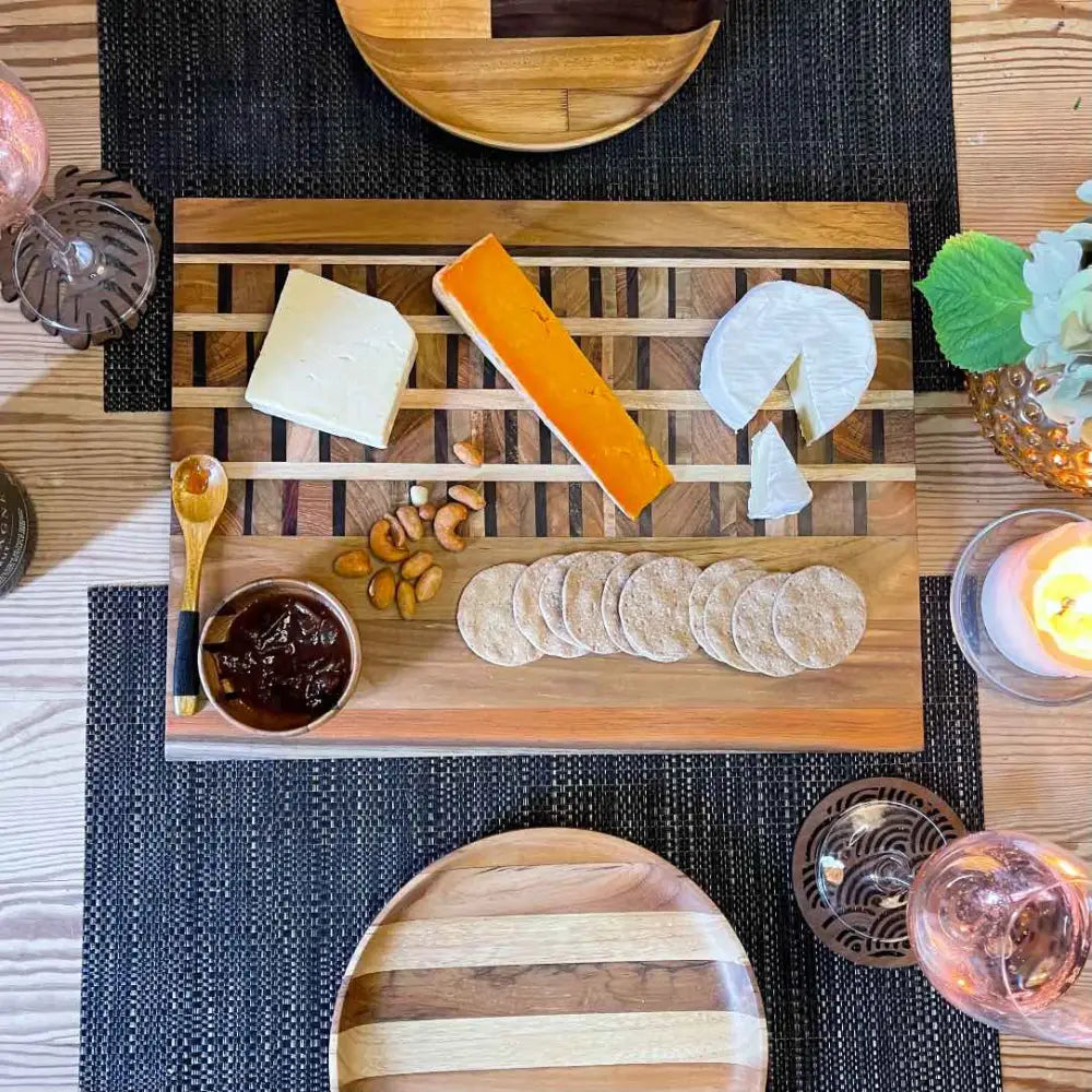 Upcycled End Grain Cutting Board - Pattern A (2 Sizes Available) - chopping board